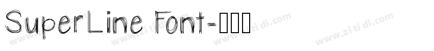 SuperLine Font字体转换